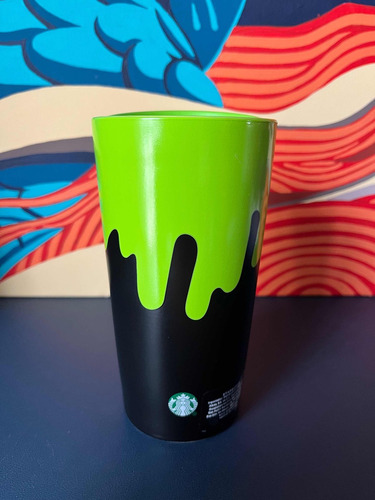Starbucks Vaso - Slime Negro & Verde / México 355 Ml