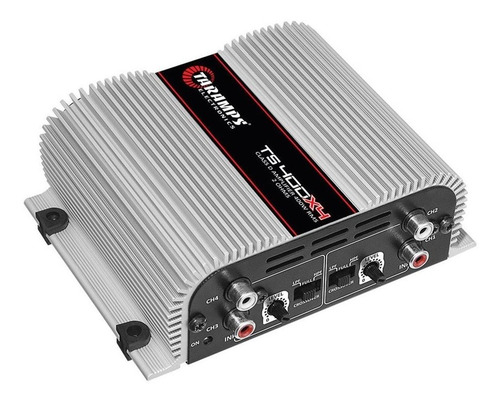 Imagem 2 de 6 de Módulo Ts400 400w Rms 4canais 2ohms + Falante 6pol 62v2a