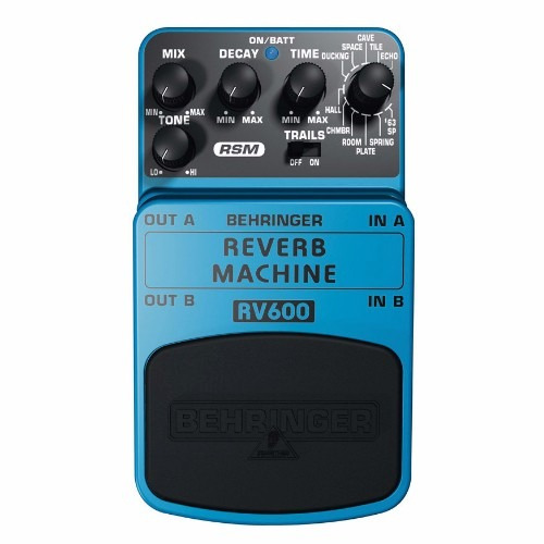 Behringer Rv-600 Reverb Machine Pedal Guitarra