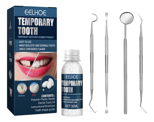 Kit De Reparación De Dientes, Juego De Dientes Temporales