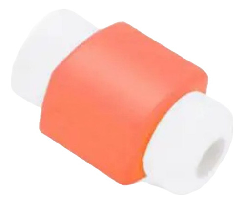 12 Unidades Protector Para Cable Color Naranja
