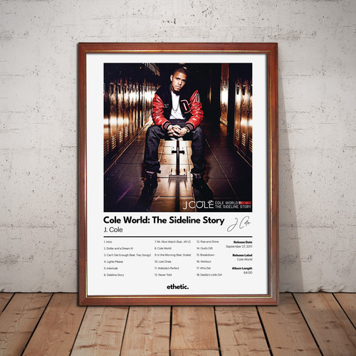 J. Cole Poster Album Cole World: The Sideline Story