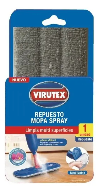 Repuesto Mopa Microfibra 1un Virutex Color Único Color