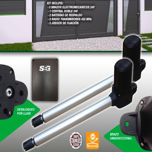 Pistones Seg Pivus 250 Para Puertas Automáticas