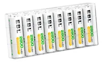 Comprar Ebl 50aa2500 8 Baterías Recargables Tipo Aa 2800mah Ni-mh