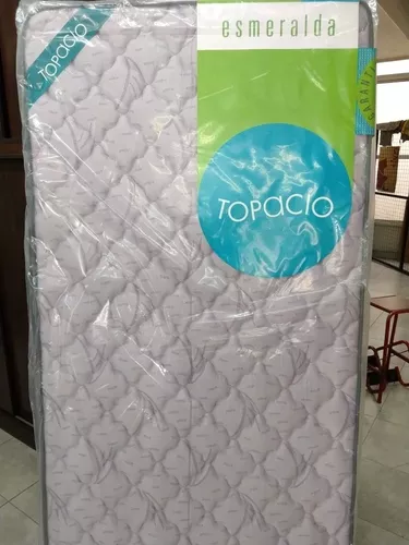 Colchon Topacio Esmeralda 1 Plaza 80 X 190 Espuma 26kg.