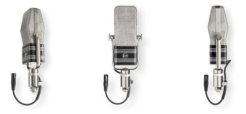 Microfono De Cinta Warm Audio Wa44 Ribbon Studio Broadcast Color Gris