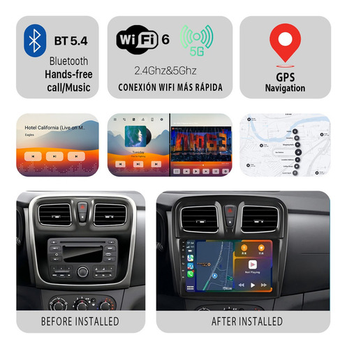 Zk Radio Android Para Renault Logan 2 2012-2019