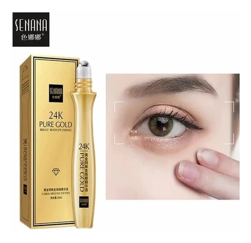 Serum Ojos Roll-on Anti Arrugas Aclarante Ojeras Oro 24k