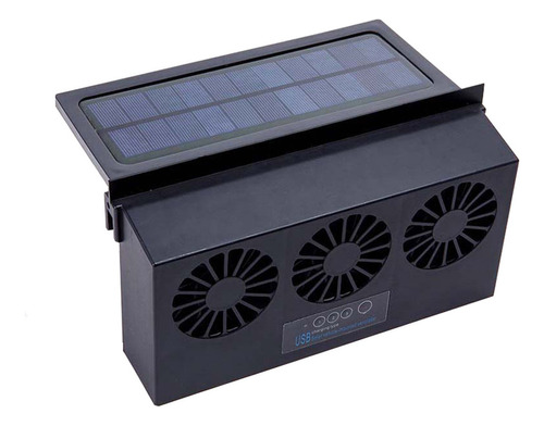 Ventilador De Escape Solar For Coche, 9g, Inalámbrico, Eléc