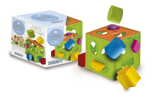 Juego De Encastre Duravit Cubo Didactico Primeras Formas