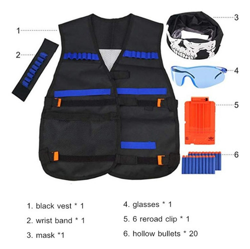 Conjunto De Traje De Chaleco Táctico Para Niños Soporte De J