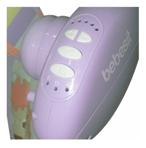 Imagen 4 de 4 de Silla mecedora para bebé Bebesit Mimo eléctrica 8515 rosa
