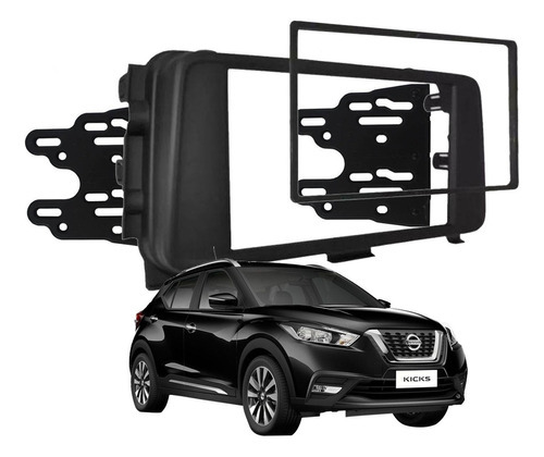 Marco Adaptador Estereo 2 Din Nissan Kicks Pantalla