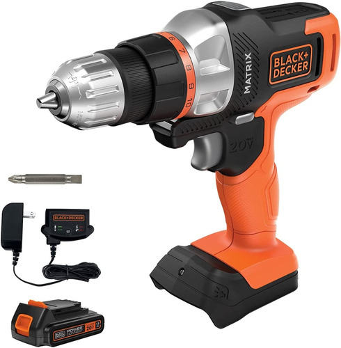 Taladro Inalambrico Black & Decker Matrix 20 V Max