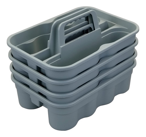 Teyyvn 4 Bolsa Transporte Plastico Asa Color Gris