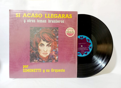 Disco Lp Simonetti / Si Acaso Llegaras Y Otros Temas Brasile