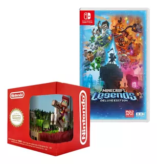 Minecraft Legends Deluxe Edition Nintendo Switch + Taza 2