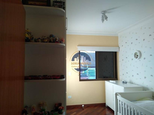 Imagem 8 de 30 de Apartamento Com 3 Dormitórios 1 Suíte 2 Vagas, 118 M² Campestre - Ap0258