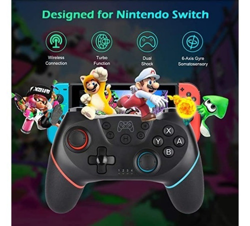 Gamepad Joystick Inalambrico Compatible Con Ns Y Windows Pc