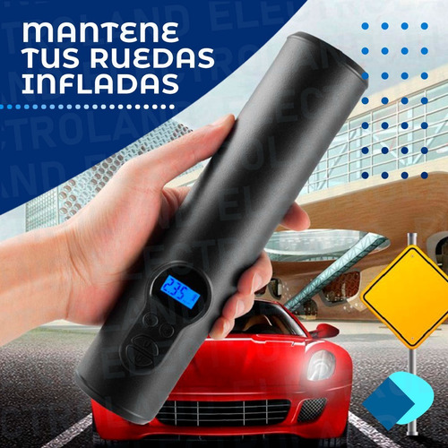 Imagen 6 de 10 de Inflador Portátil Inalámbrico Inteligente De Mano Compresor