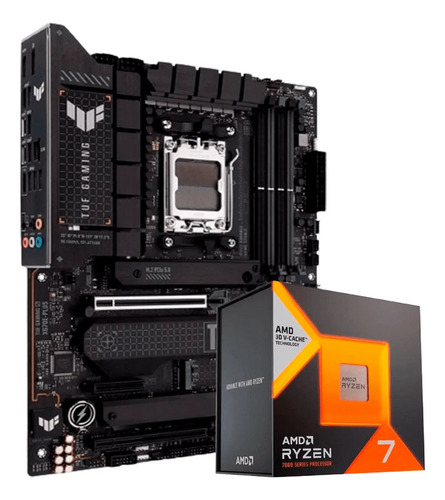 Kit Upgrade Ryzen 7 9800x3d Placa Mãe Tuf Gaming X670e Plus