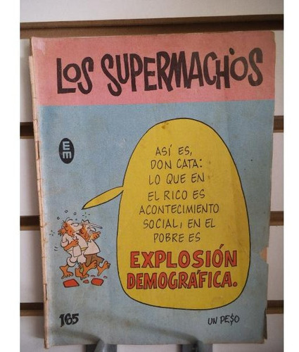 Comic Los Supermachos 165 Editorial Posada Vintage 
