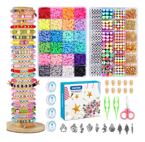 Kit Mostacillas Suziko Para Pulseras 7400 U