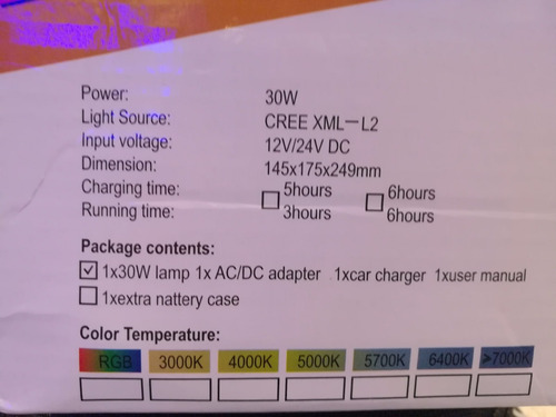 Lampara Led Emergencia Recargable Vea Video