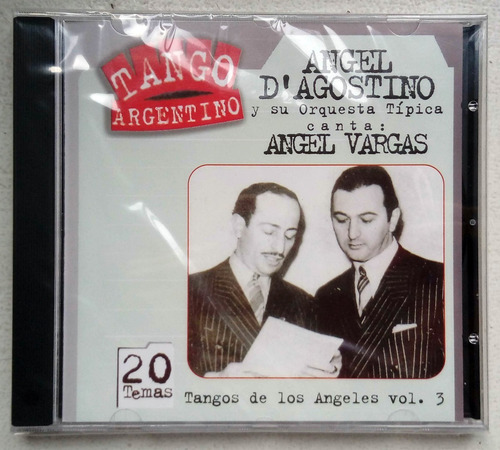 D'agostino Vargas Tangos Ángeles Vol 3 Cd Sellado Arg Kktus