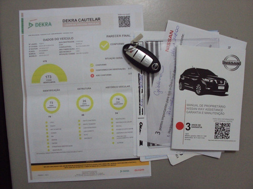 Imagem 10 de 10 de Nissan Kicks Sv 1.6 Flex Automático Ano 2020 Único Dono