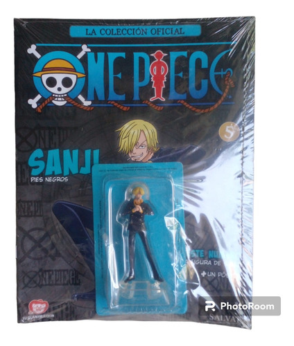 Revista + Figura De One Piece N° 5 Sanji (pies Negros).