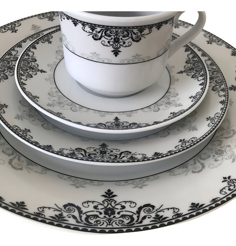 Aparelho De Jantar Porcelana Hauskraft Liliana 20 Peças