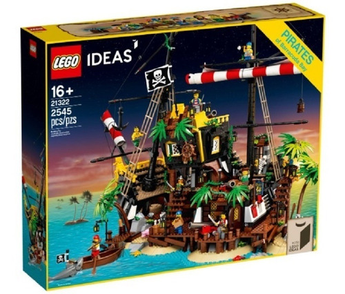 Todobloques Lego Ideas 21322 Piratas De Bahía Barracuda