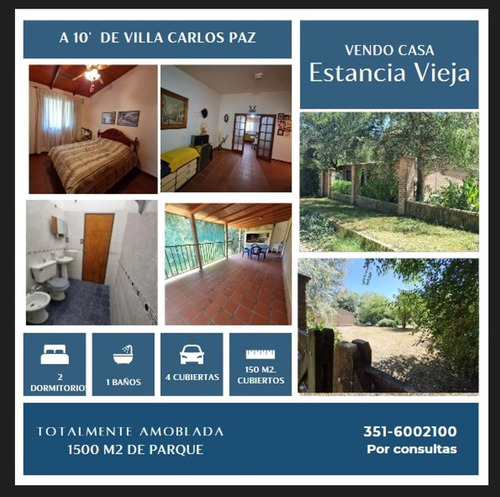 Casa En Venta En Estancia Vieja, Punilla.