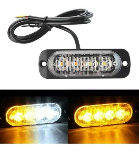 X2 Foco Neblinero Led Estroboscopico 12-24v Destellante