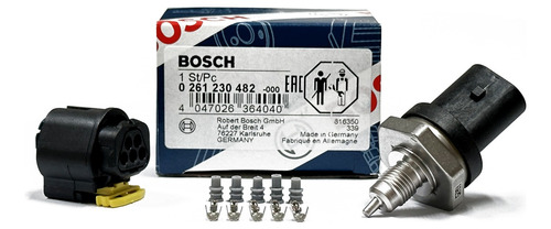 Sensor De Pressão E Temperatura Bosch 0261 230 340 Para Fts