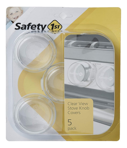 Safety 1st Pack 5 Protectores Para Perillas De Cocinas 