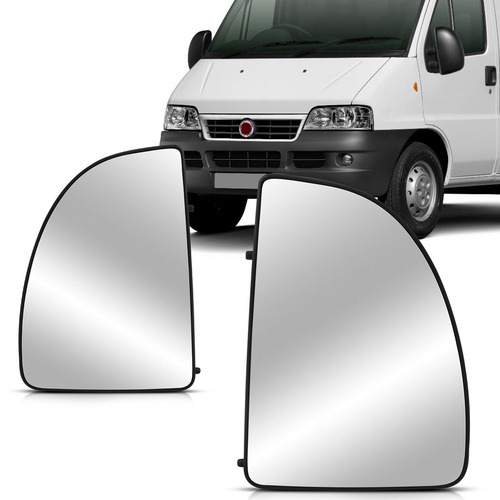 Par Lente Espelho Retrovisor Externo Ducato 03 A 16 Superior