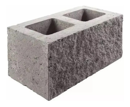 Bloque Ladrillo Cemento 19x19x39 Simil Piedra 