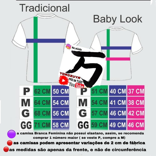 Kit Camisa +boné Branco Baby Look Yorozuya+ Frete Grátis