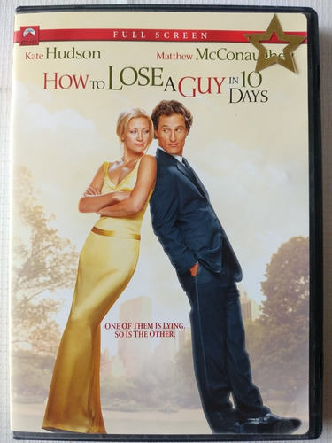 Dvd How To Lose A Guy In 10 Days Kate Hudson (Usado)
