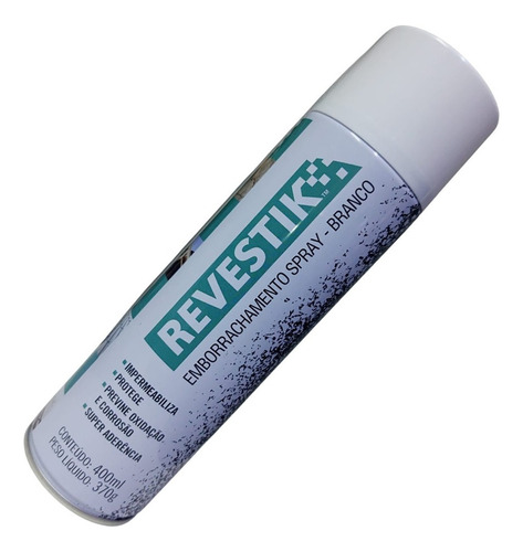 Emborrachamento Spray Impermeabilizante Revestik 400ml Cor Branco