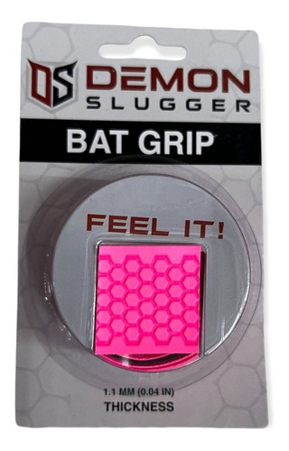Grip Para Bat De Béisbol Softbol Demon Slugger Rosa Neon