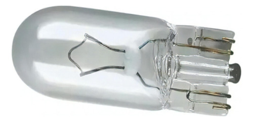 Lâmpada Comum T10 Pingão 12v 5w W5w Base W2,1x9,5d Cx C/20pç
