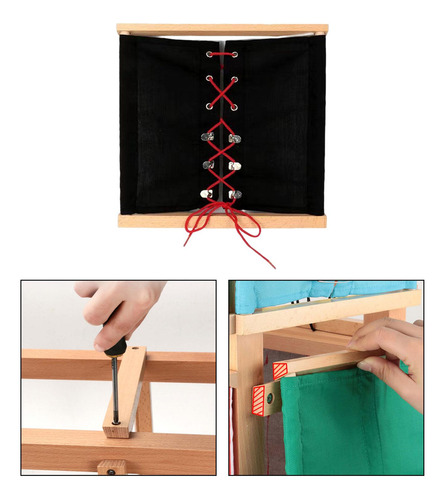 Montessori Toys Busy Board Aprender A Vestirse, Cordones