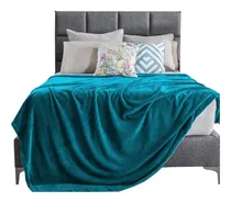 Comprar Cobertores Individuales Suave Frazada Elegante Cobija Blue