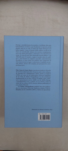Parerga Y Paralipómena Arthur Schopenhauer Trotta 2 Libros (Usado)
