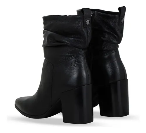 Bota En Cuero Bottero Casual Caño Largo Dama Calidad