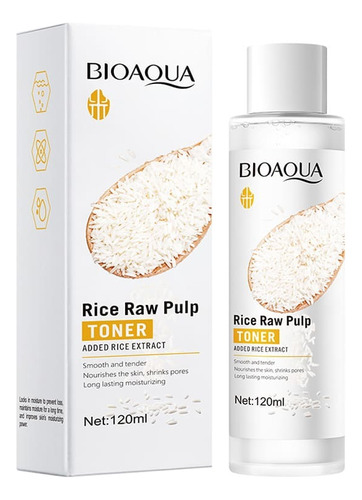 Tónico Facial De Arroz Bioaqua - g a $60